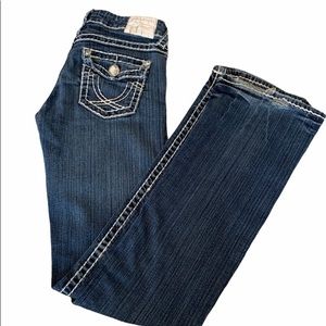 3/$20🎁LA  IDOL boot cut jeans size 28